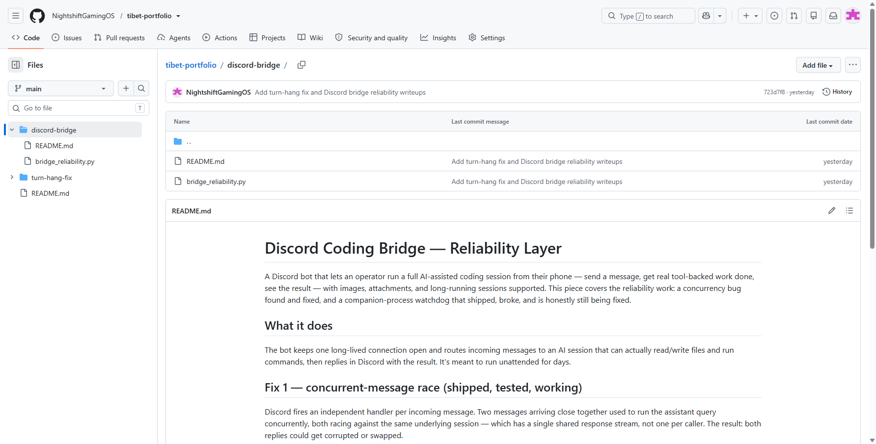 Writeup of a Discord bot concurrency bug found and fixed in production